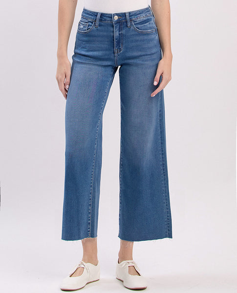 Made For Me Slim Wide Jeans - Blue