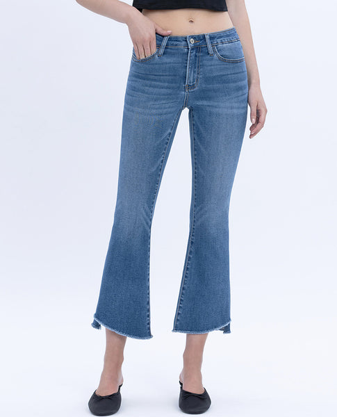 Step Up Flare Jeans - Blue