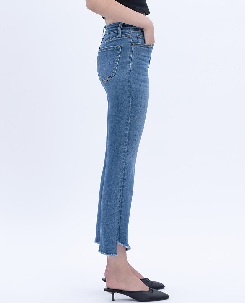 Step Up Flare Jeans - Blue