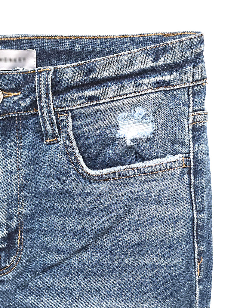 Amelia Skinny Jeans - Blue Denim