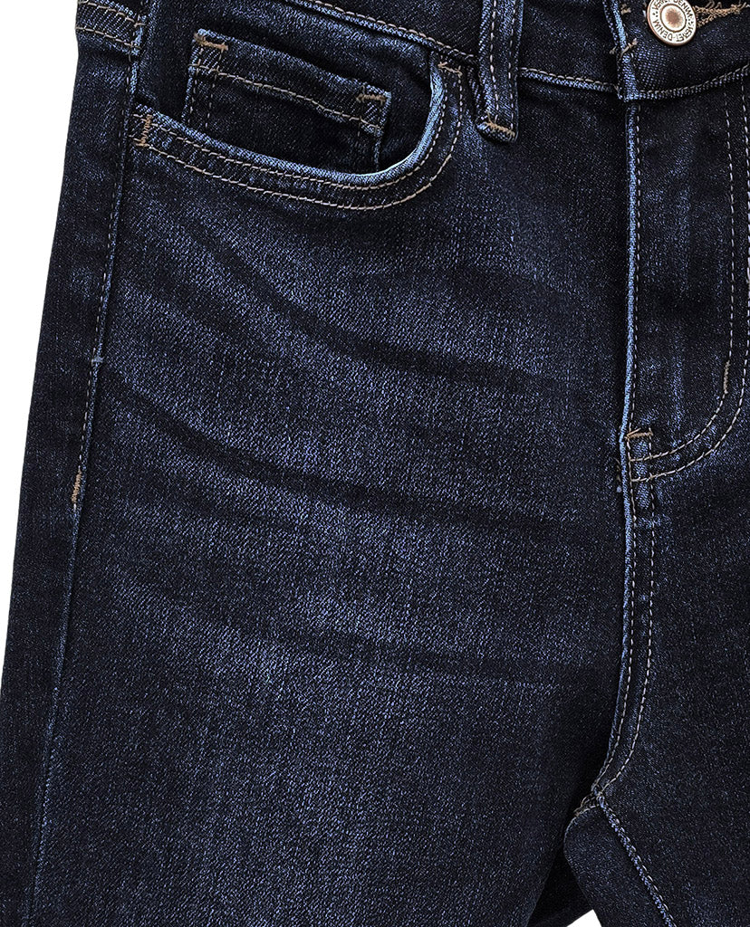 Dive Into The Dark Blue Skinny Jeans - Dark Blue Denim