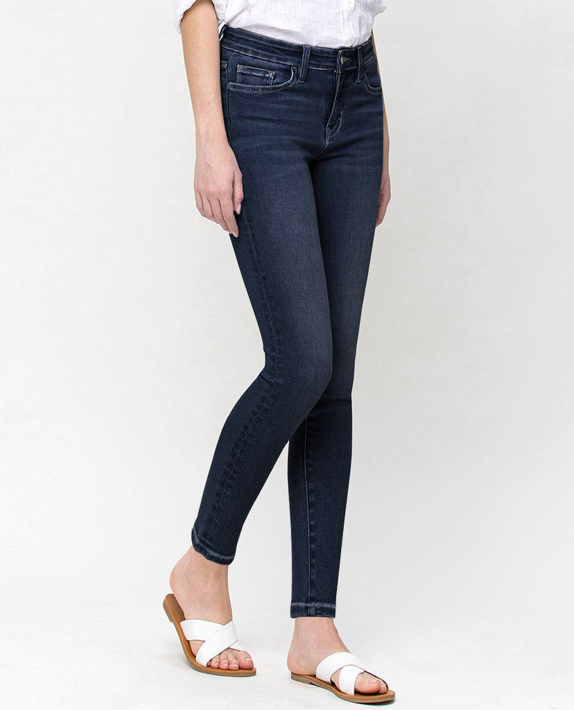 Dive Into The Dark Blue Skinny Jeans - Dark Blue Denim
