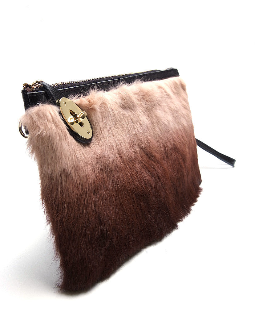 Carried Away Fur Clutch - Piin | www.ShopPiin.com