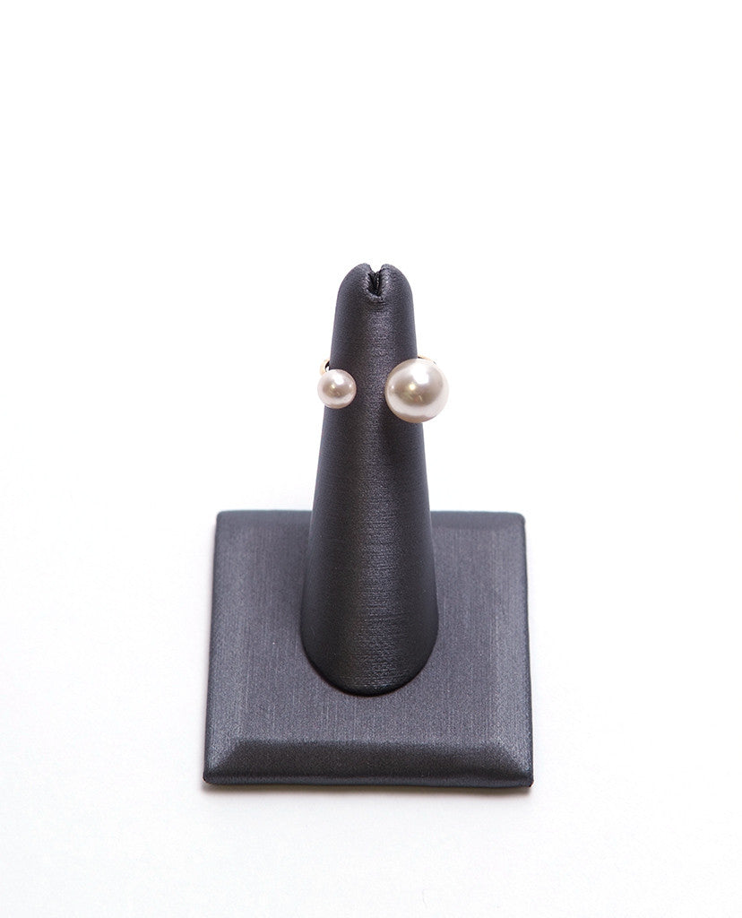 Double Pearl Ring - Pearl/Gold - Piin | www.ShopPiin.com