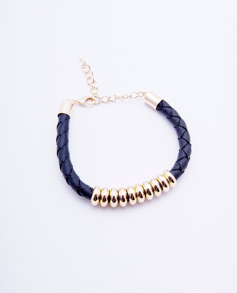 Ten Lucks Bracelet - Gold/Black - Piin | www.ShopPiin.com