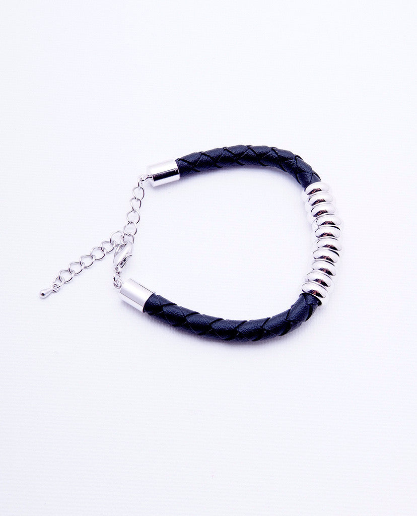 Ten Lucks Bracelet - Silver/Black - Piin | www.ShopPiin.com