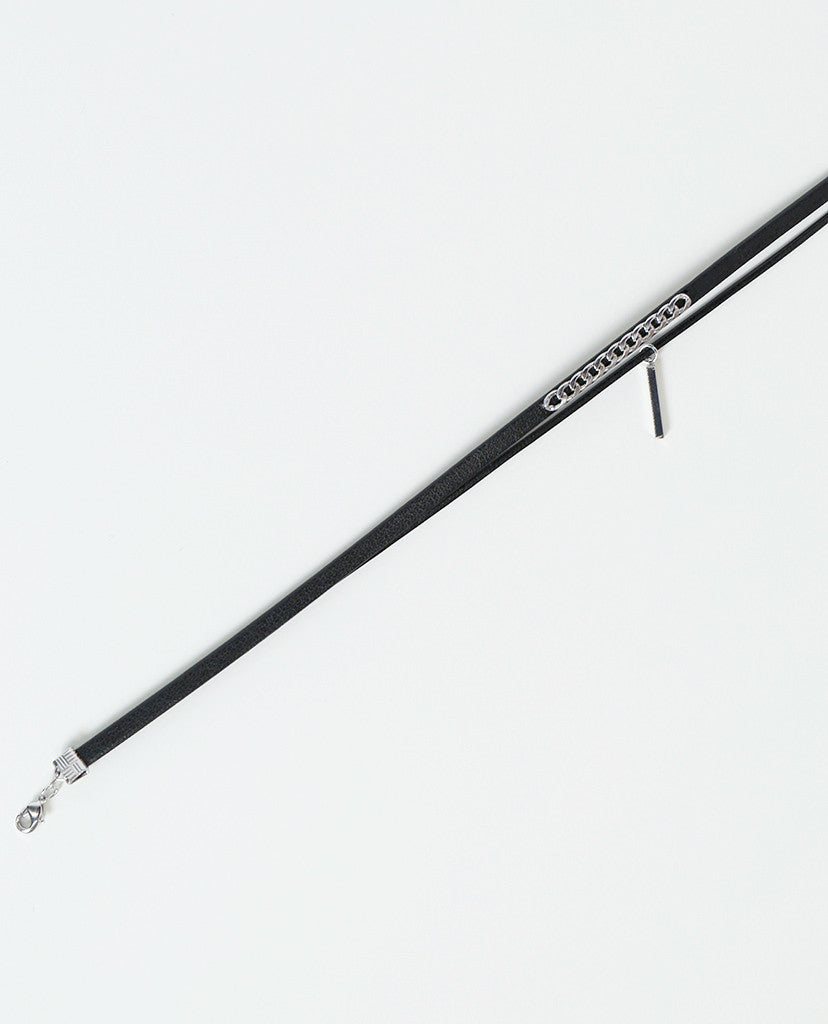 Choke You Up Choker Necklace - Black/Silver - Piin | www.ShopPiin.com