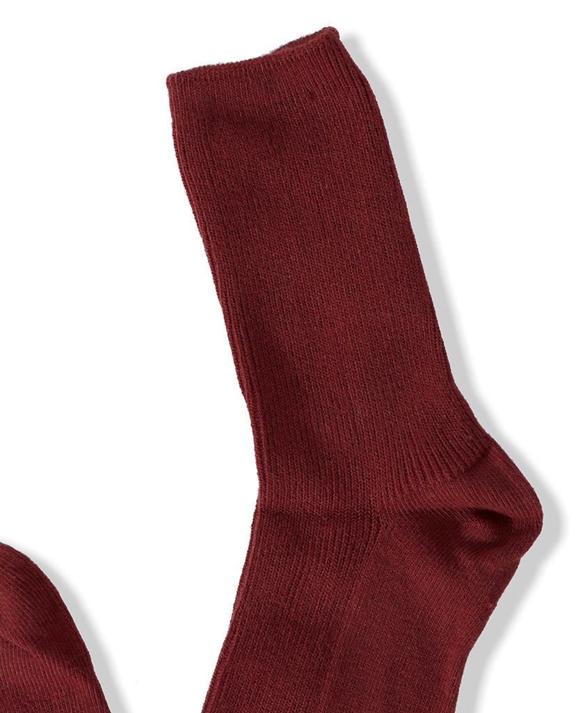 Solid Ankle Socks - Burgundy - Piin | ShopPiin.com