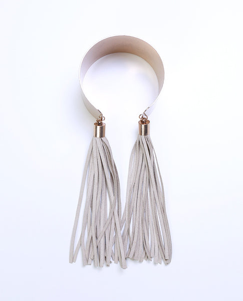 Palm Desert Cuff Bracelet - Gold/Beige - Piin | www.ShopPiin.com