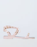 Studded Lace-Up Plastic Pink Sandals by Melissa X Jason Wu - Piin | www.ShopPiin.com