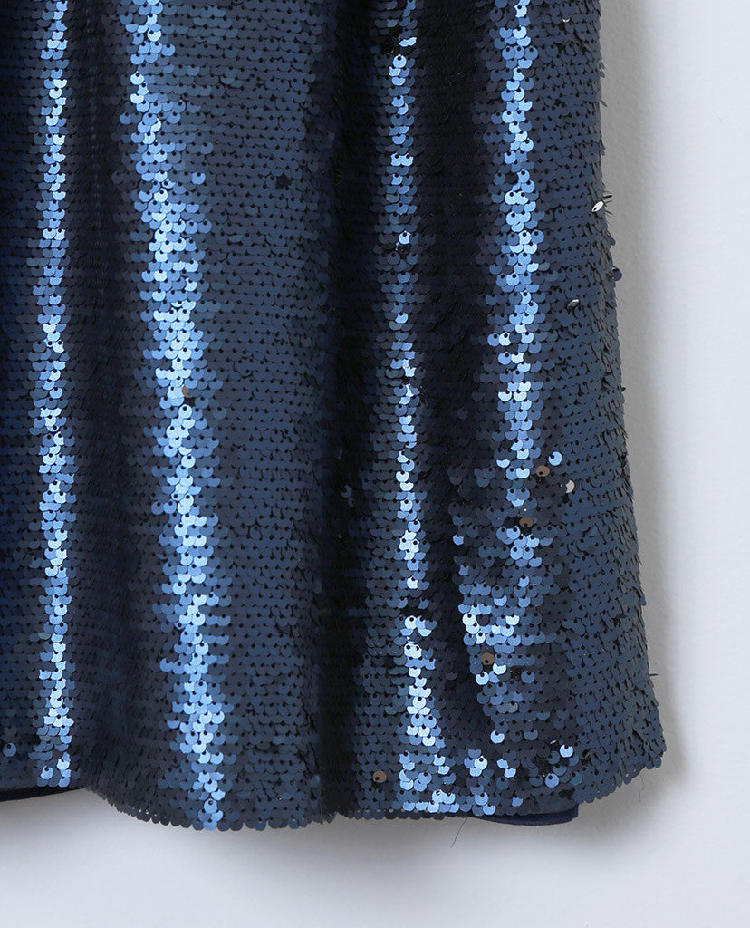 The Muse Mini-Dress - Blue Sequins - Piin | www.ShopPiin.com