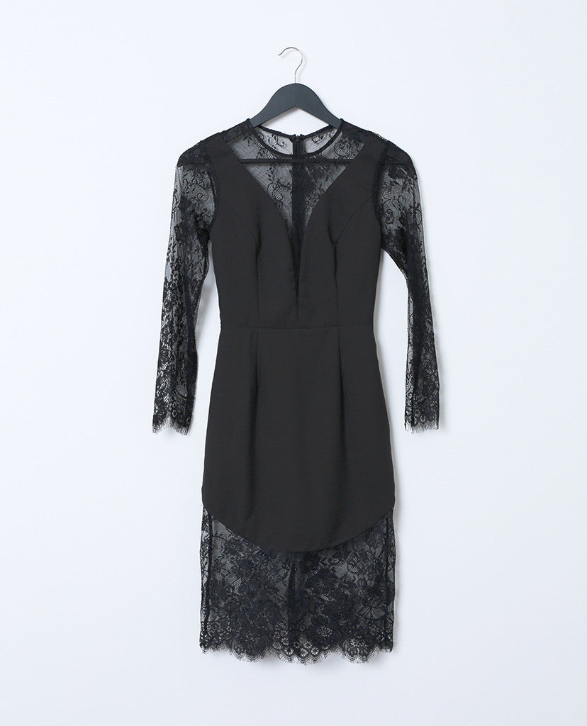 My Dream Lace Dress - Black - Piin | www.ShopPiin.com