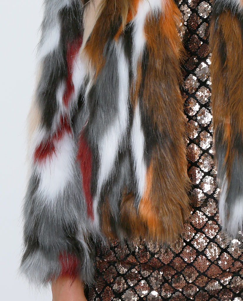 Ciao Faux Fur Coat - Piin | ShopPiin.com