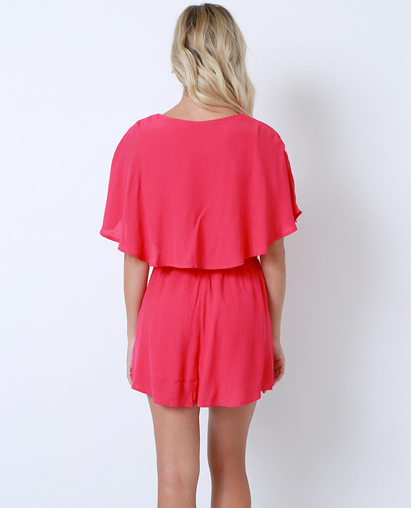 Havana Night Romper - Fuchsia - Piin | www.ShopPiin.com