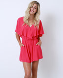Havana Night Romper - Fuchsia - Piin | www.ShopPiin.com