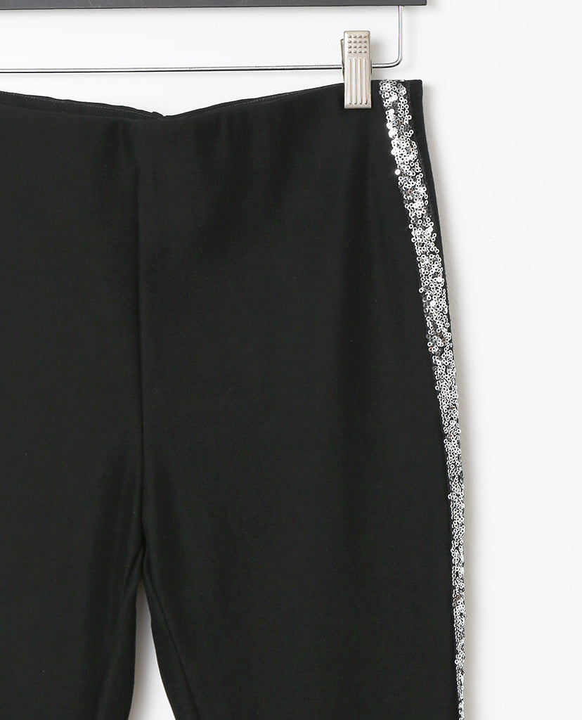 Ellie Stirrup Leggings - Black/Silver - Piin | www.ShopPiin.com