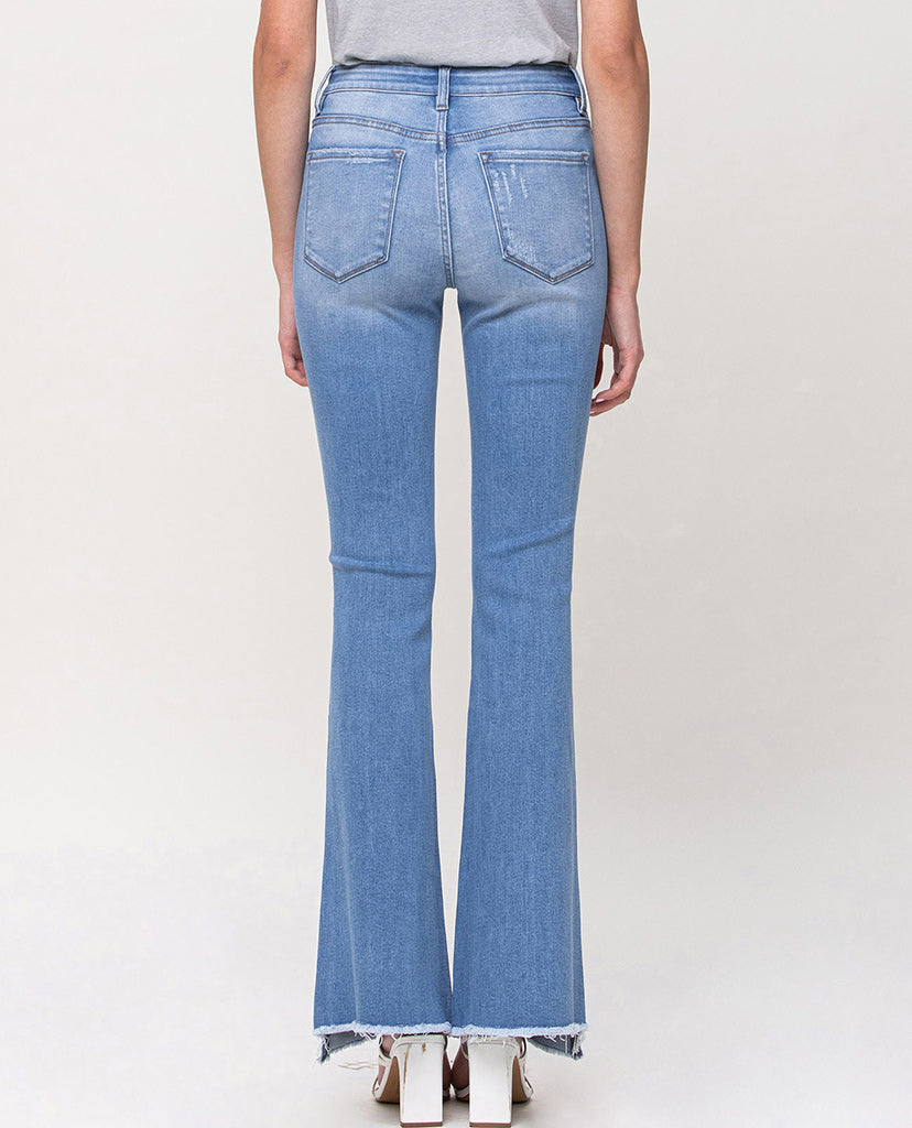 Old School Flare Jeans - Blue Denim