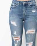 All Over Again Skinny Jeans - Denim Blue - Piin | ShopPiin.com