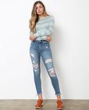 All Over Again Skinny Jeans - Denim Blue - Piin | ShopPiin.com