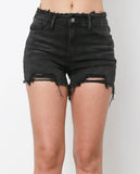 Crushes Dark Gray Denim Shorts - Piin | ShopPiin.com