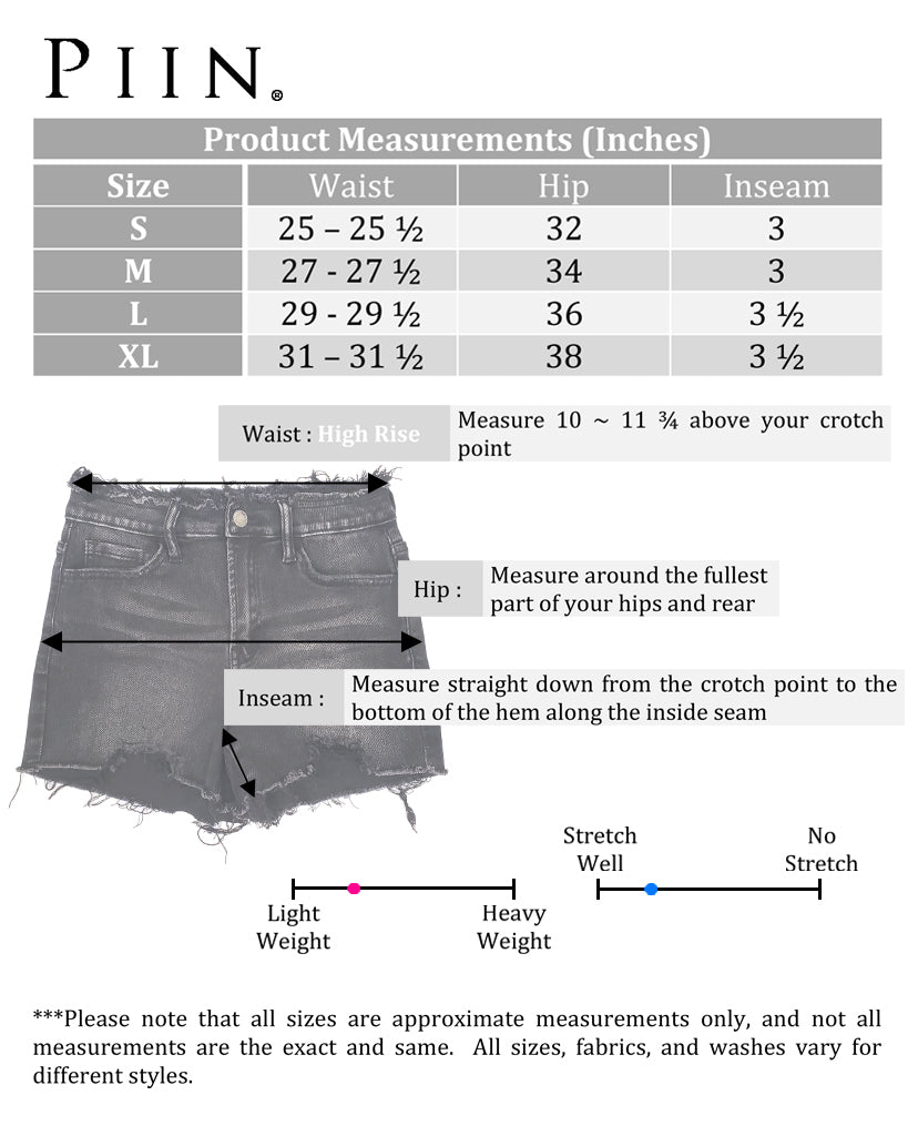 Crushes Dark Gray Denim Shorts