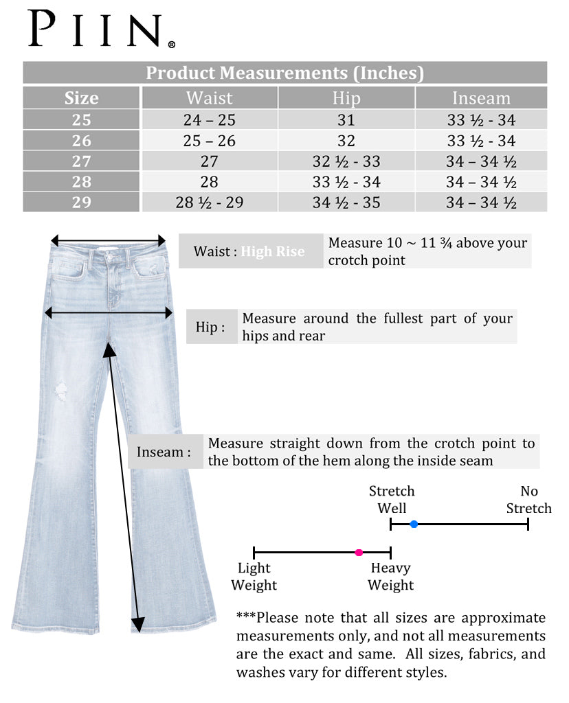 Golden Day Flare Jeans - Blue