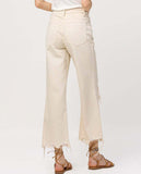 Music Festival Flare Jeans - Cream