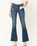 Luna Flare Jeans - Blue Wide