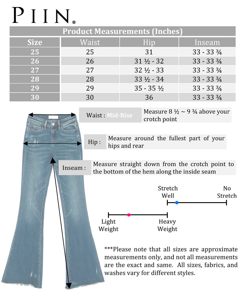 Luna Flare Jeans - Blue Wide