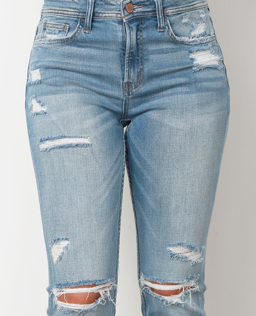 Vittoria’s Boyfriend Jeans - Blue Denim