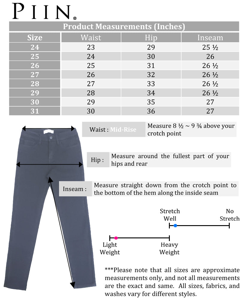 Brooklyn Skinny Jeans - Black Denim