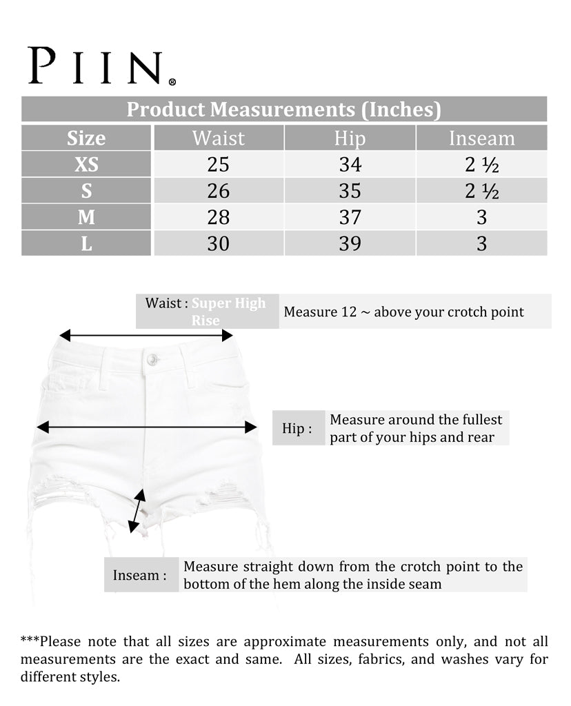 Wish Me Luck White Denim Shorts