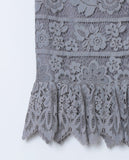 Lovely Vibes Lace Skirt - Gray - Piin | www.ShopPiin.com