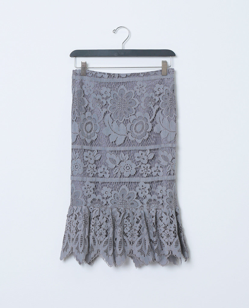 Lovely Vibes Lace Skirt - Gray - Piin | www.ShopPiin.com