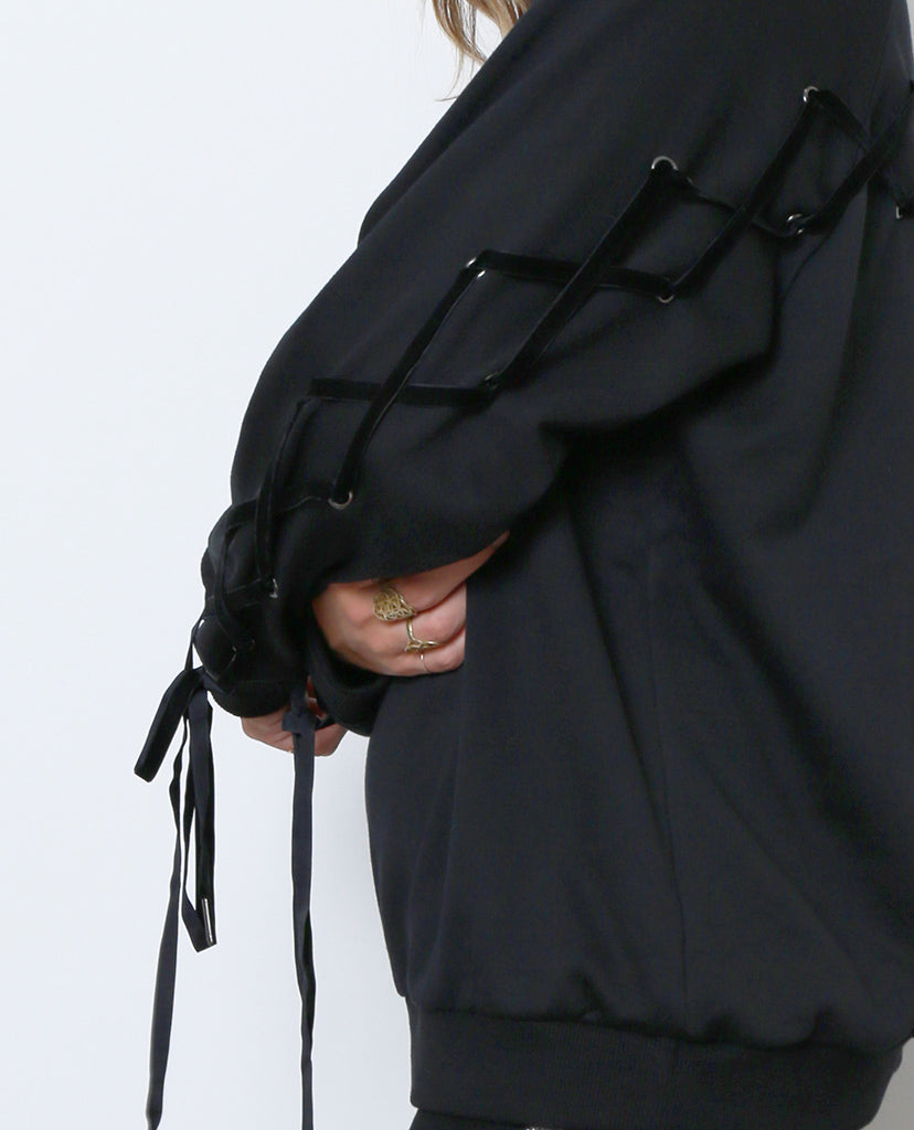 Je T’Adore Sweatshirt - Black - Piin | ShopPiin.com