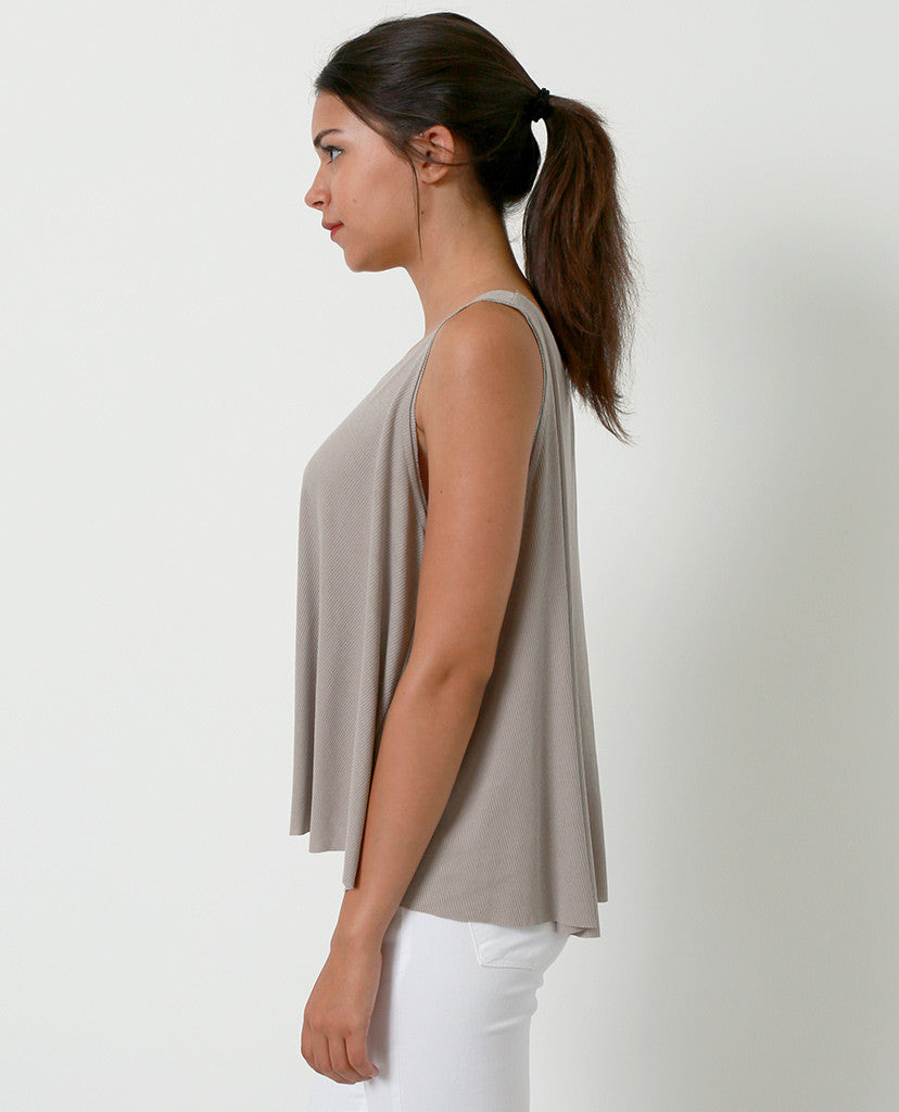 Daily Dose Sleeveless Top - Khaki - Piin | www.ShopPiin.com