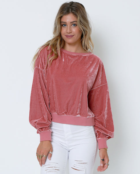 Staying True Sweatshirt - Pink - Piin | ShopPiin.com