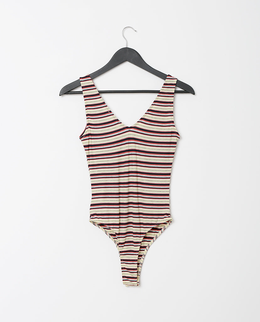 Friendly Reminder Bodysuit - Stripes - Piin | ShopPiin.com