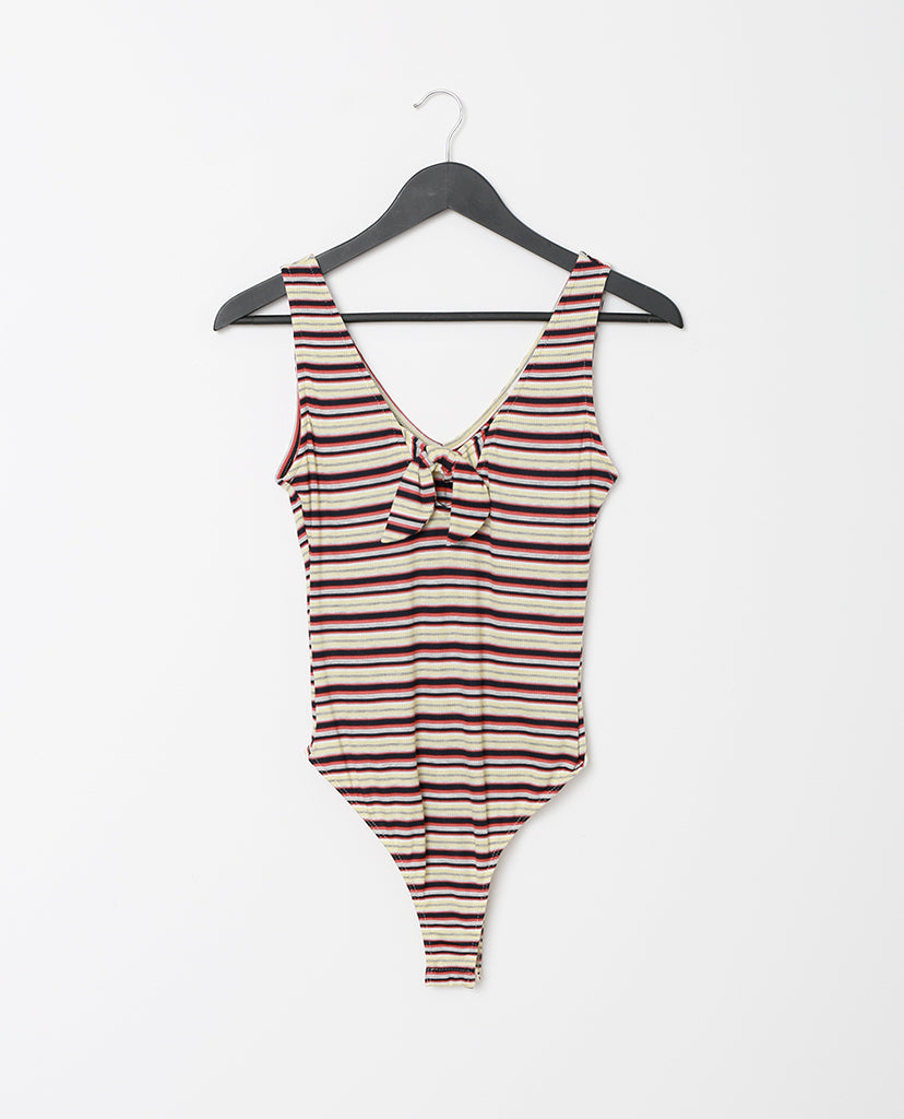 Friendly Reminder Bodysuit - Stripes - Piin | ShopPiin.com