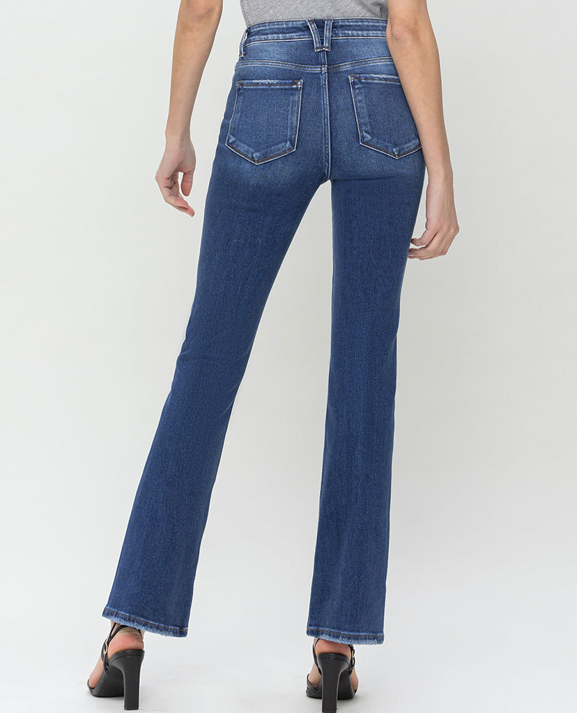 New Look Mini-Bootcut Jeans - Blue Denim