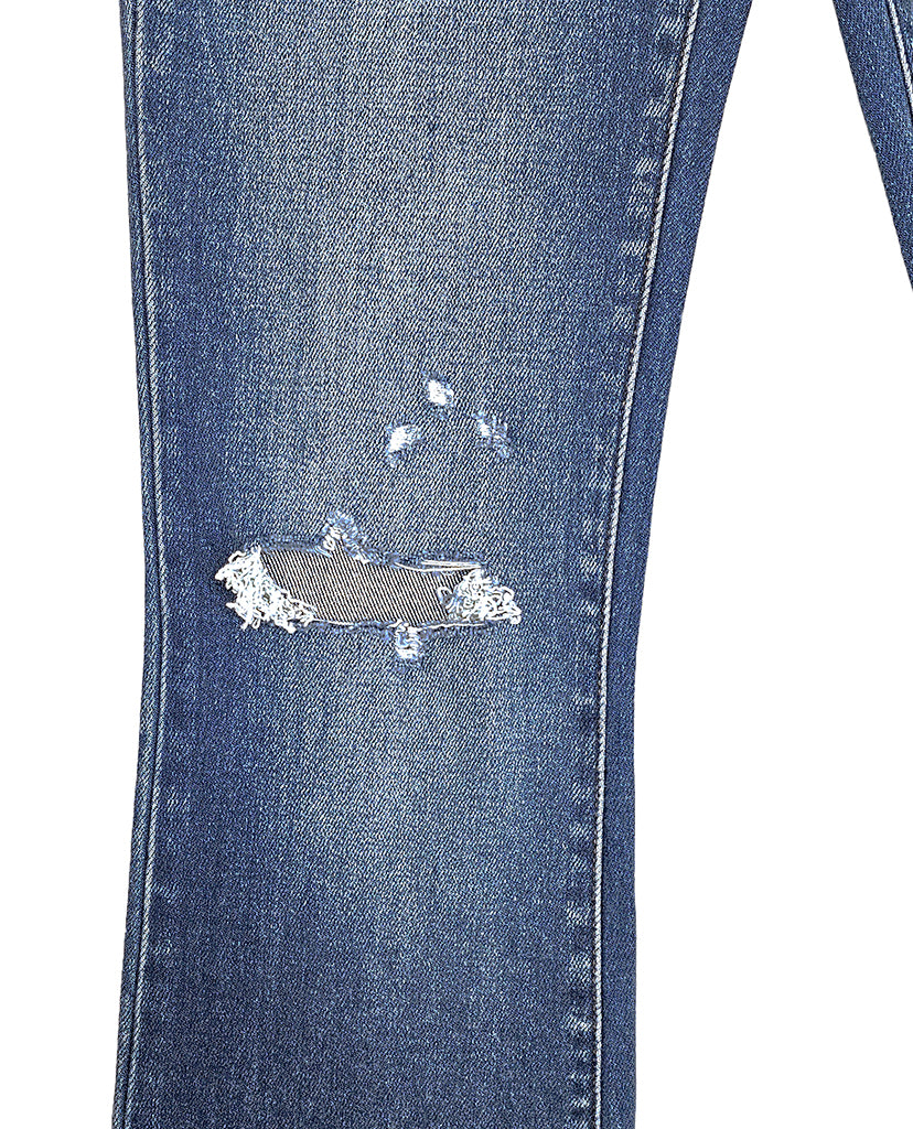 New Look Mini-Bootcut Jeans - Blue Denim