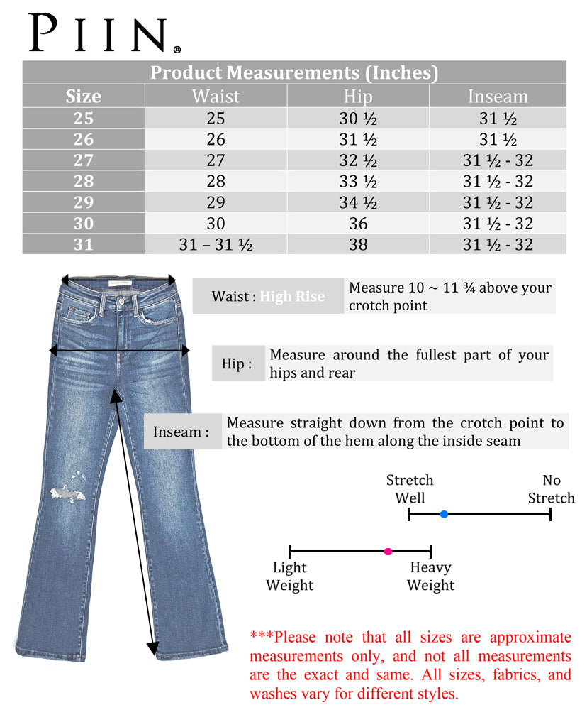 New Look Mini-Bootcut Jeans - Blue Denim – Piin