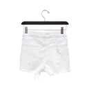 Explore The Season Denim Shorts - White