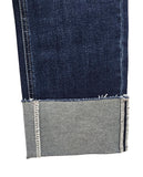 Eloise Cuffed Jeans - Dark Blue
