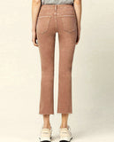 Comport Straight Jeans - Light Brown Denim