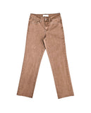 Comport Straight Jeans - Light Brown Denim