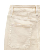 Luna Flare Jeans - Cream