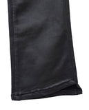 Beloved Coated Flare Jeans - Black Coated