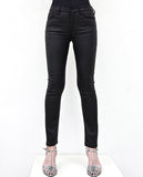 Top Rated Coated Skinny Jeans - Black Coated