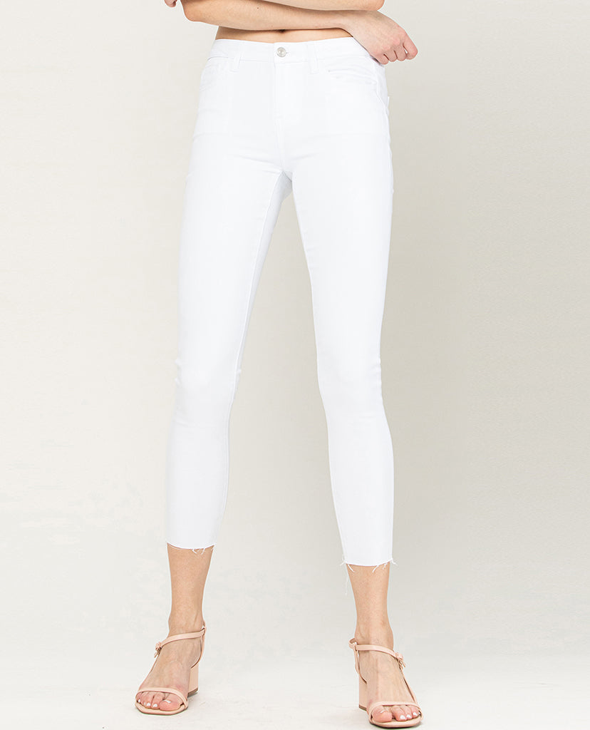 White Skinny Jeans - White Denim